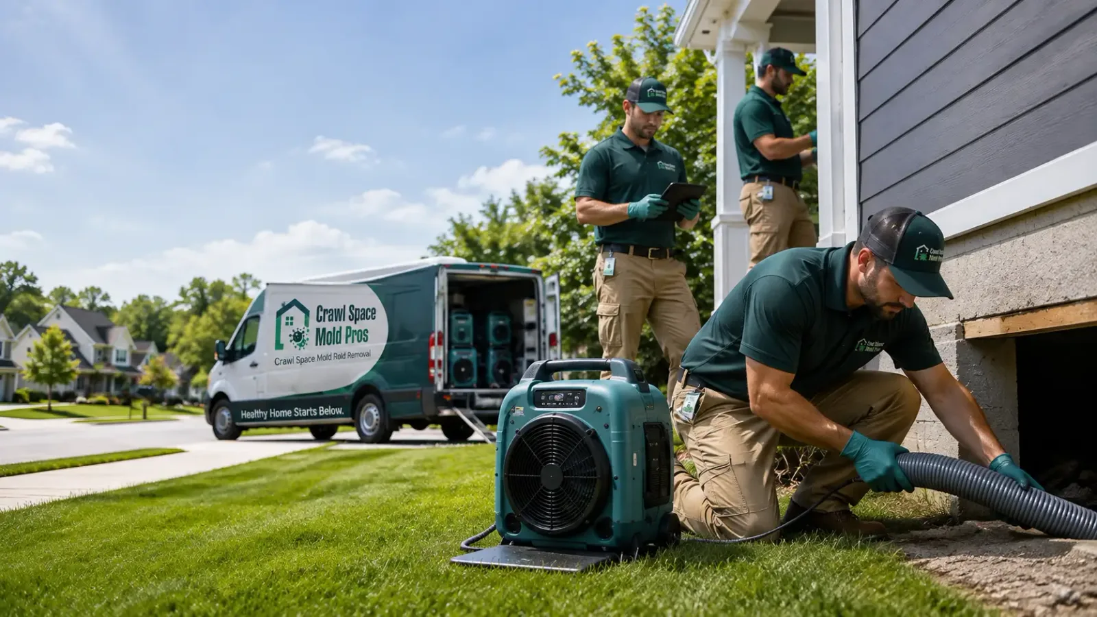Crawl Space Mold Removal in Colts Neck, NJ